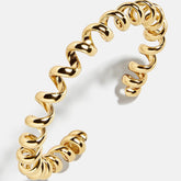 18K Gold Cece Cuff Bracelet - Gold
