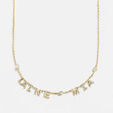 14K Gold Custom Multi Name Necklace - 2 Names