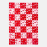 All Smiles Custom Blanket - Pink/Red