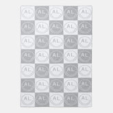 All Smiles Custom Blanket - Gray/White