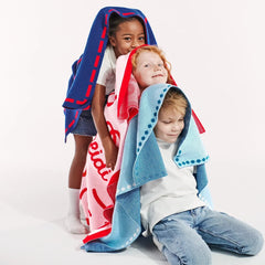 Baby Steps Kids' Custom Blanket - Light Blue/Navy