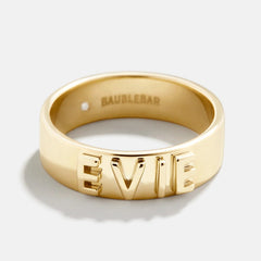 14K Gold Custom Block Ring - 14K Gold