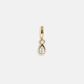 Birthstone Cluster Charm - Crystal