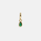 Birthstone Cluster Charm - Emerald