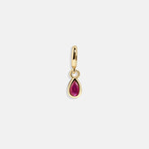 Birthstone Cluster Charm - Garnet