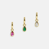 Birthstone Cluster Charm - Rose