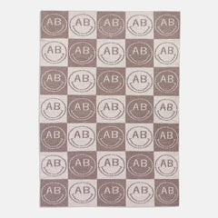 All Smiles Custom Blanket - Tan/Brown
