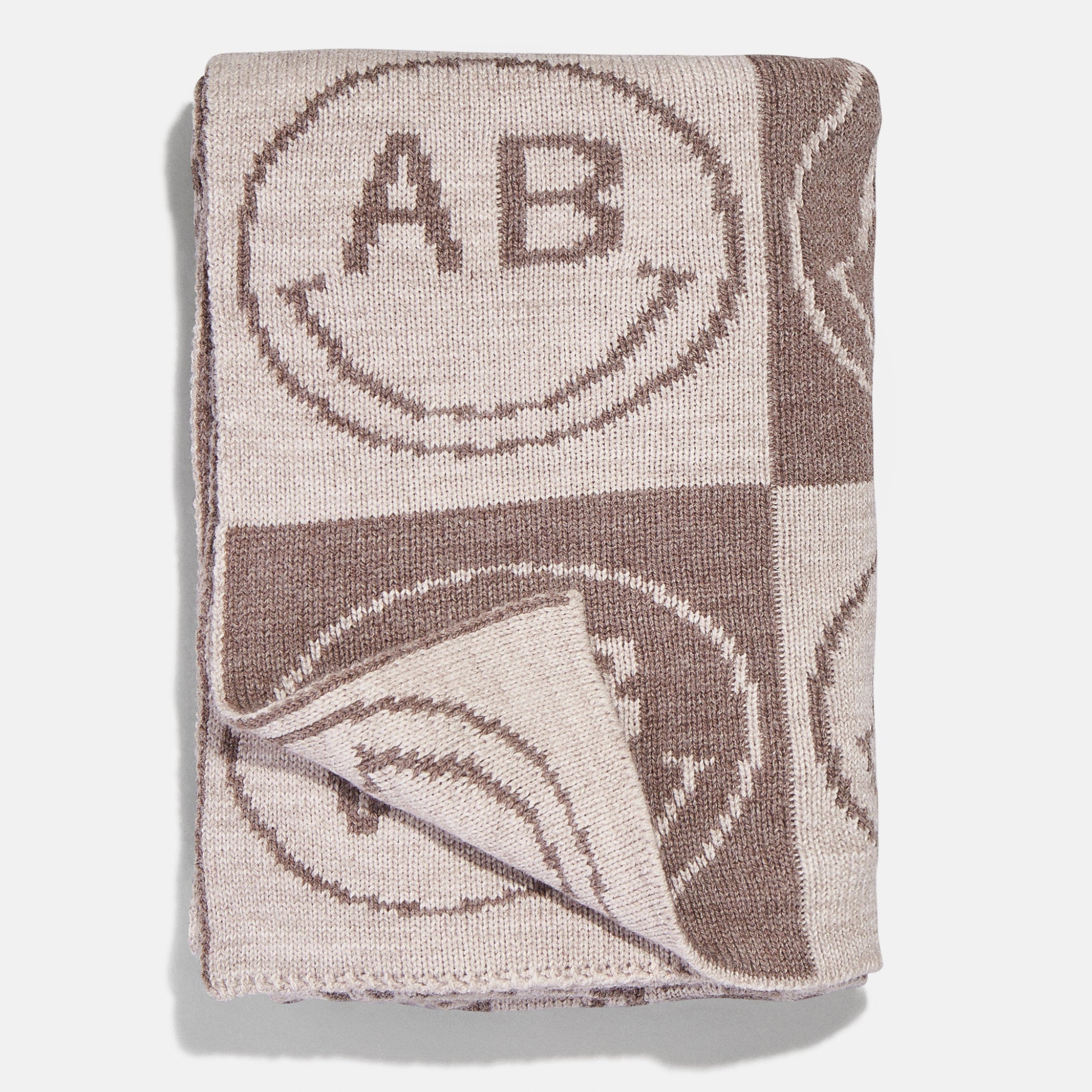 All Smiles Custom Blanket - Tan/Brown
