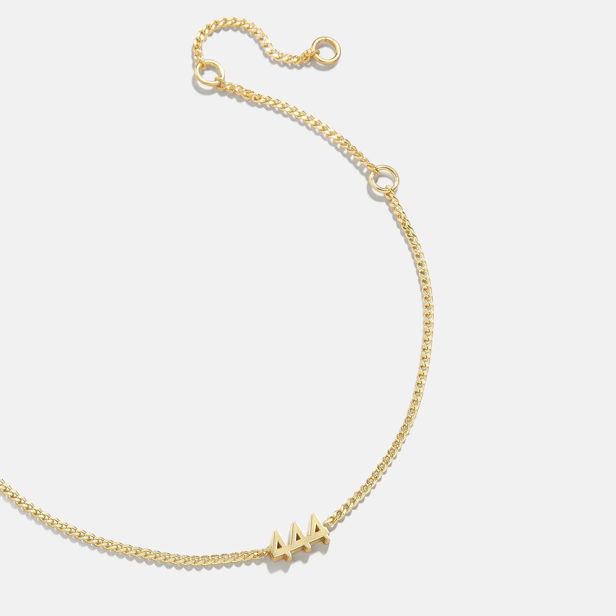 14K Gold Custom Angel Number Bracelet