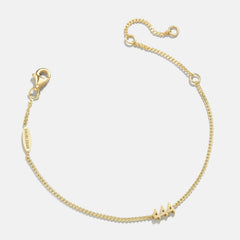 14K Gold Custom Angel Number Bracelet
