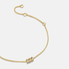 14K Gold Custom Angel Number Bracelet
