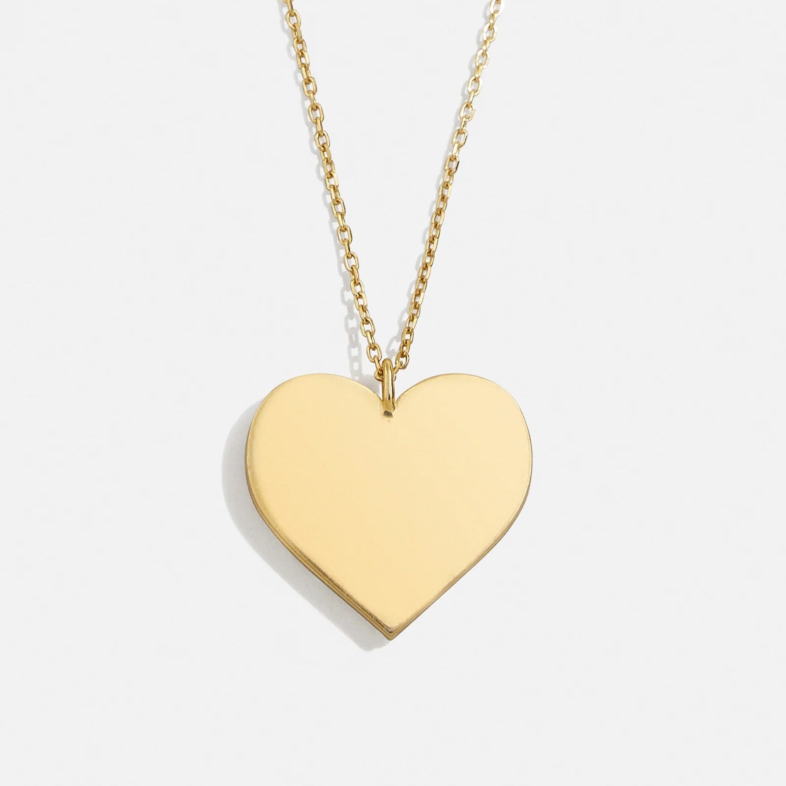 14K Gold Custom Heart Necklace