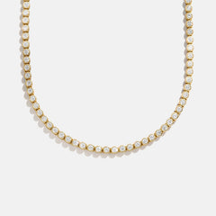 Amalie Bezel Tennis Necklace