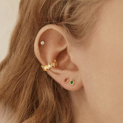 18K Gold Star Ear Cuff - Star