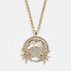 Andrea Zodiac Necklace - Cancer