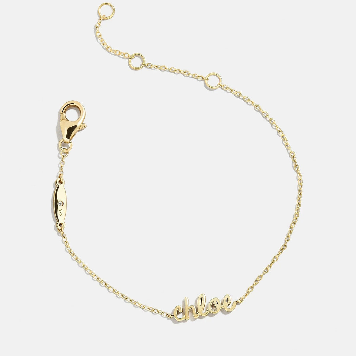 14K Gold Custom Nameplate Bracelet - 14K Gold