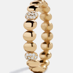 Alyssa 18K Gold Ring - Gold/Pavé