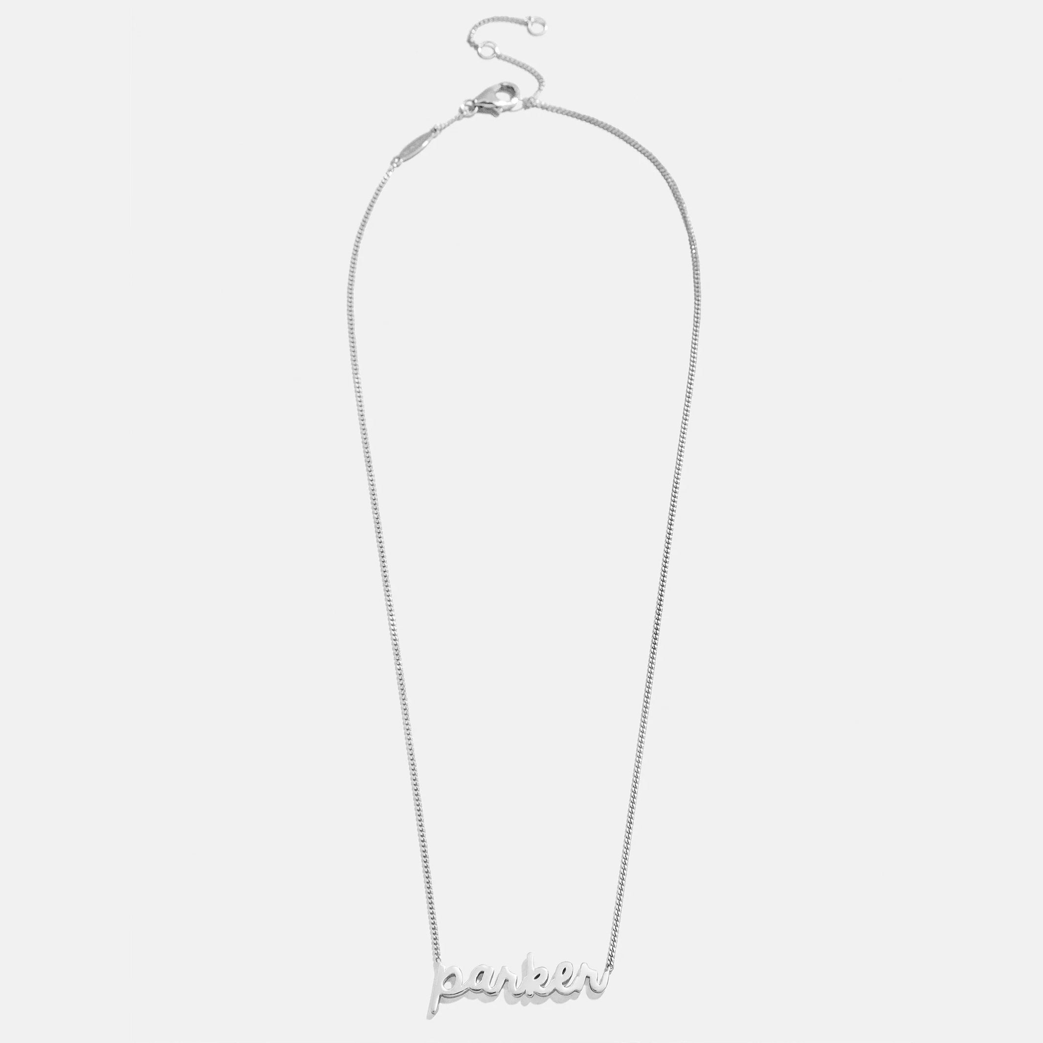 14K Gold Custom Nameplate Necklace - Script