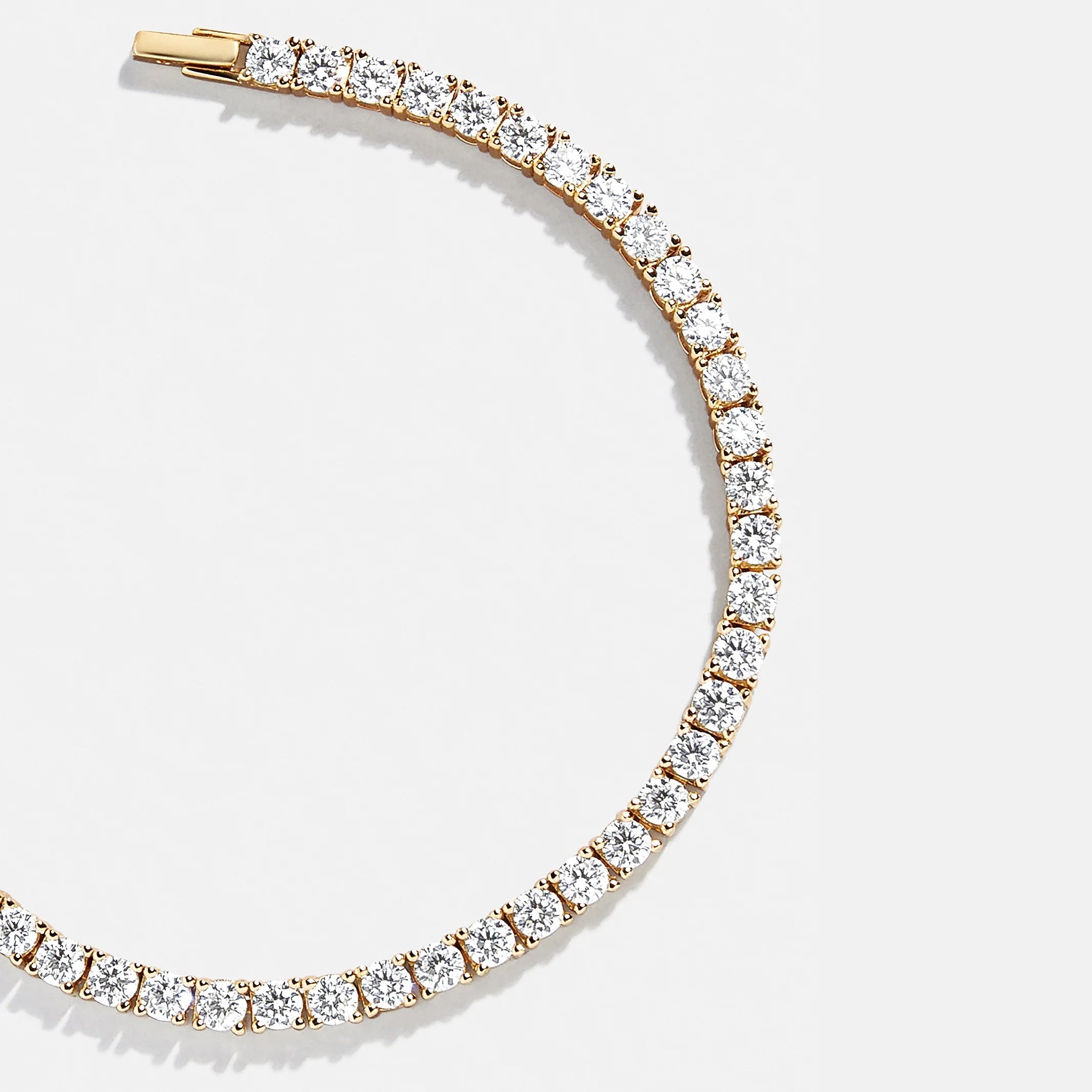 Billie 18K Gold Tennis Bracelet  - 18K Gold Plated Sterling Silver
