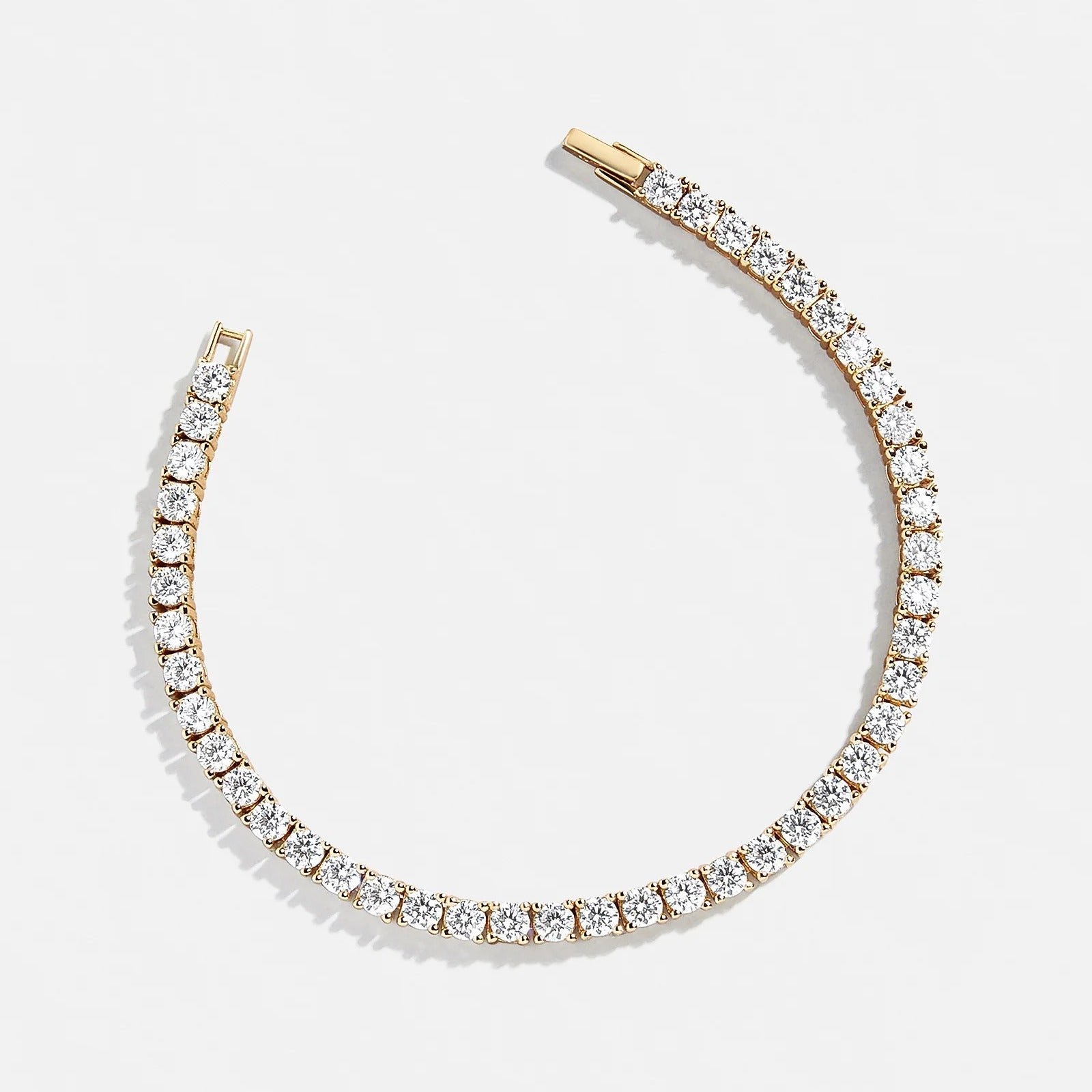 Billie 18K Gold Tennis Bracelet  - 18K Gold Plated Sterling Silver