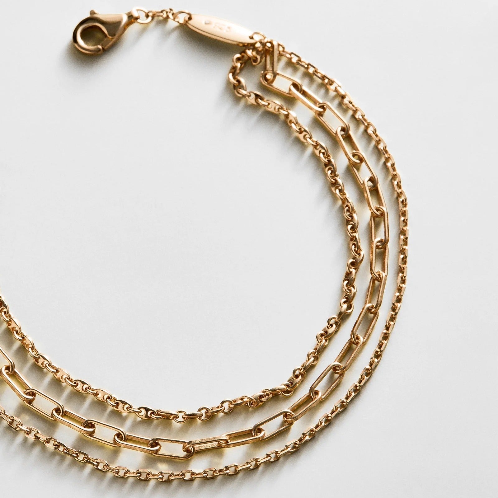 Ana 18K Gold Layered Bracelet - Gold/Pavé