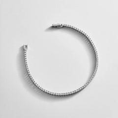 Billie Sterling Silver Tennis Bracelet  - Sterling Silver