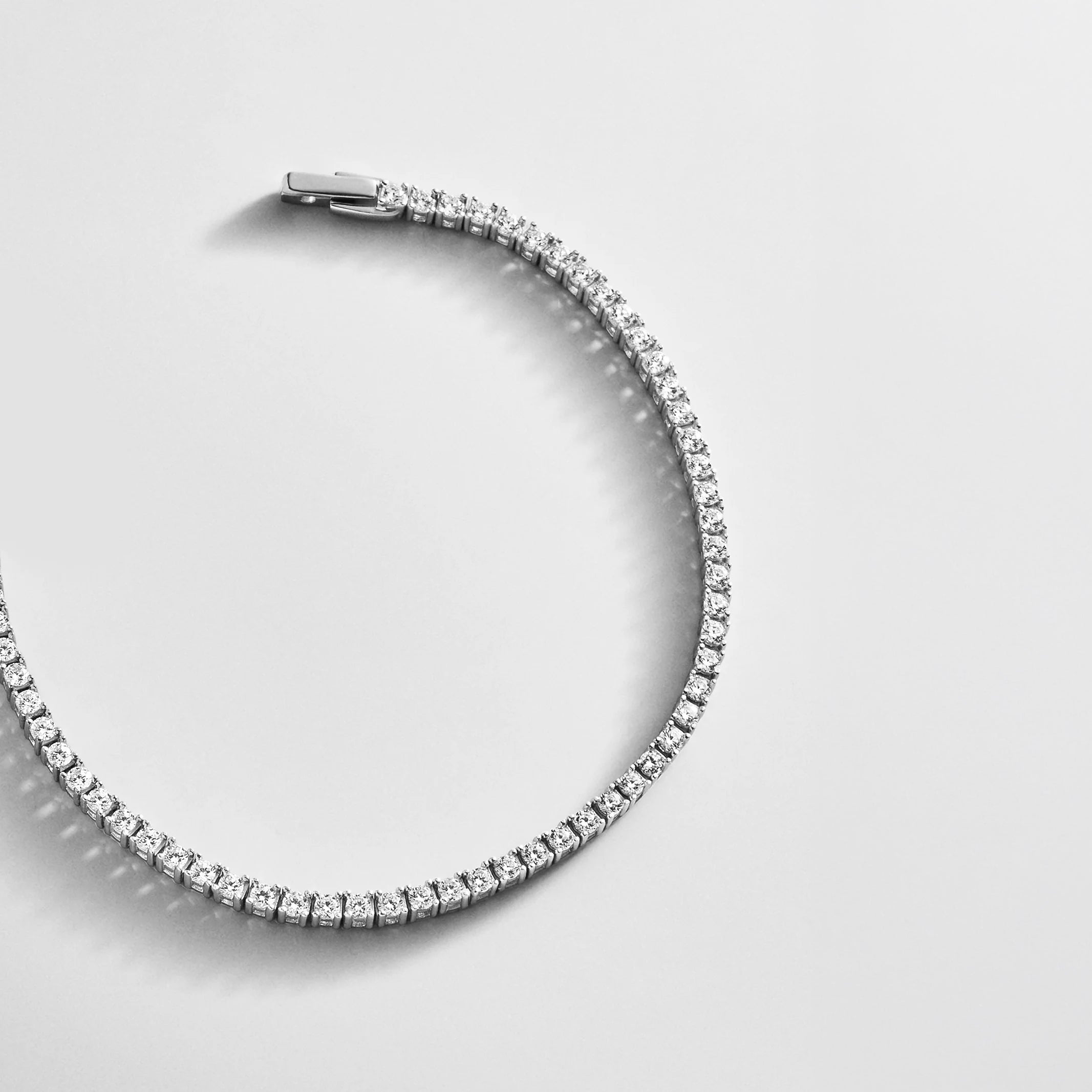 Billie Sterling Silver Tennis Bracelet  - Sterling Silver