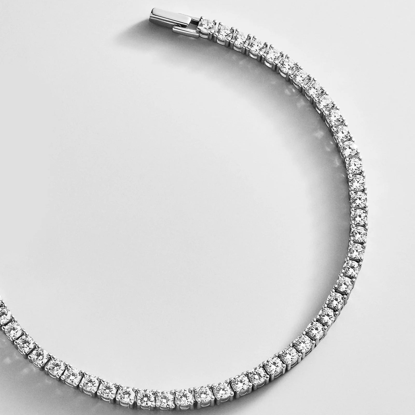 Billie Sterling Silver Tennis Bracelet  - Sterling Silver