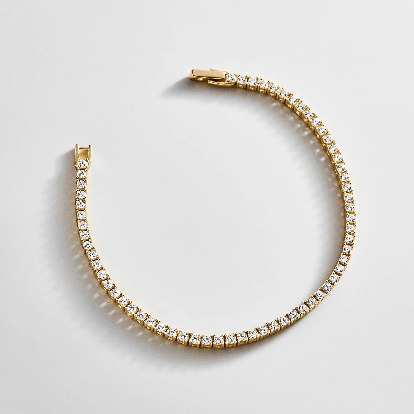 Billie Gold Tennis Bracelet - Gold Plated Brass