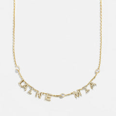 14K Gold Custom Multi Name Necklace - 2 Names