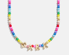 Bead Mine Kids' Custom Name Necklace - Multi