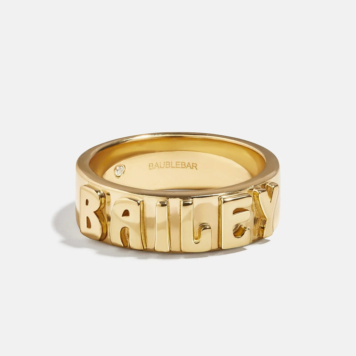 14K Gold Cigar Band Custom Ring - Gold