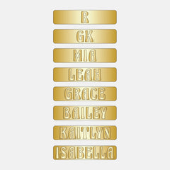 14K Gold Cigar Band Custom Ring - Gold/Pavé