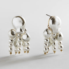 Adeline Statement Pearl Earrings - Pearl
