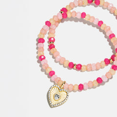 Bead Party Kids Bracelet Set  - Heart