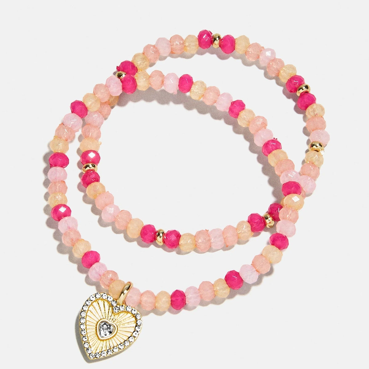 Bead Party Kids Bracelet Set  - Heart
