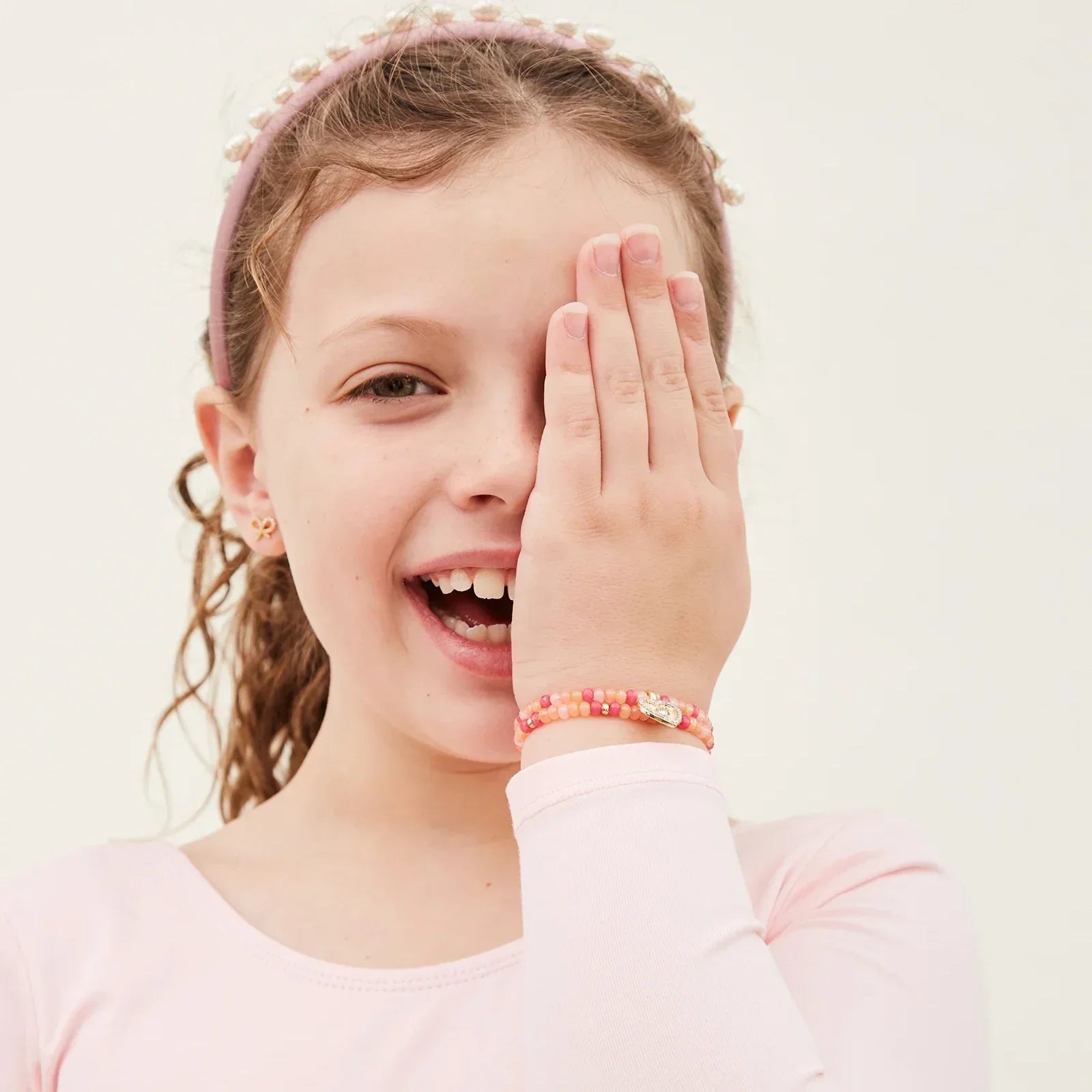 Bead Party Kids Bracelet Set  - Heart