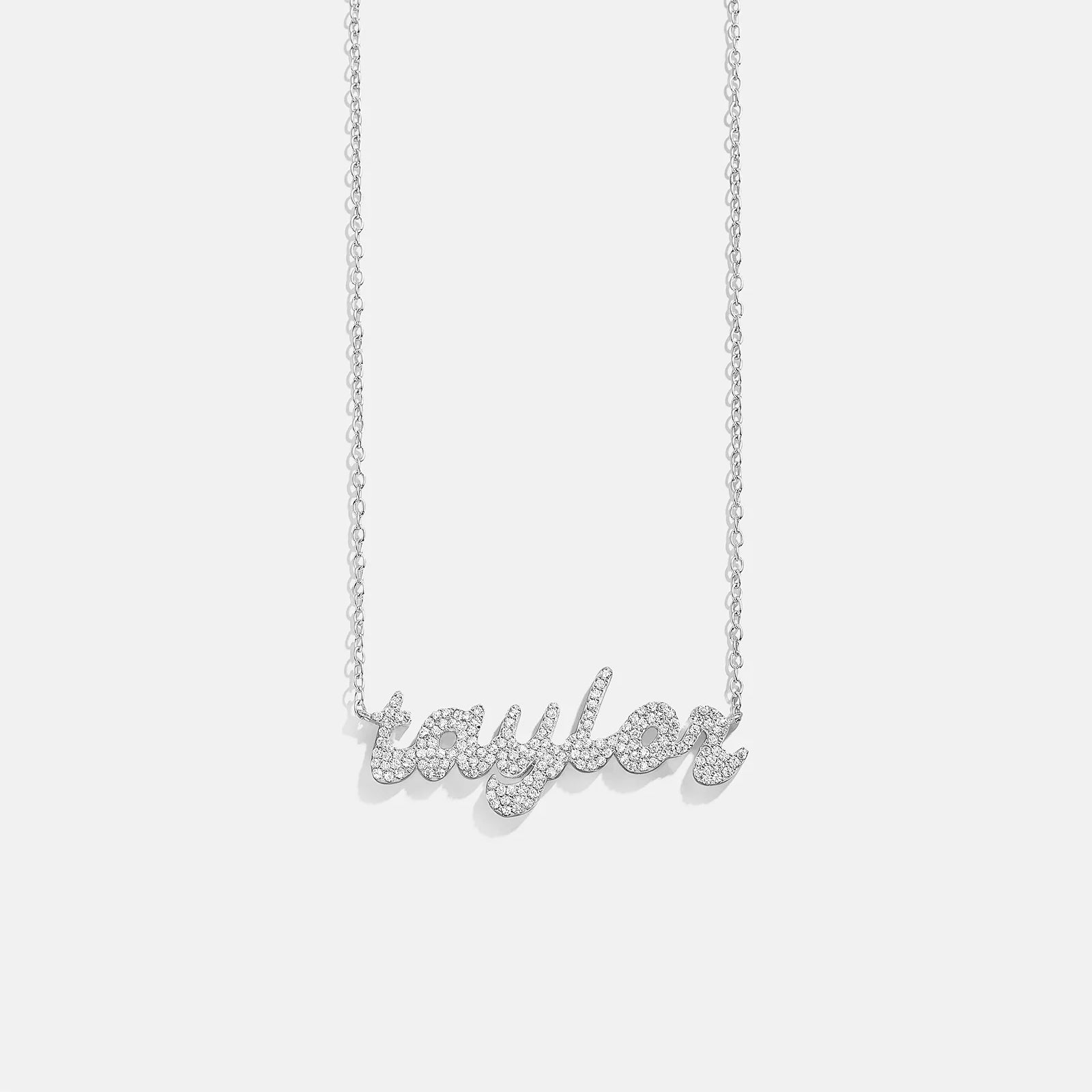 14K Gold Custom Nameplate Necklace - Luxe
