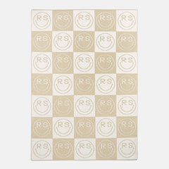 All Smiles Custom Blanket - Natural/Beige