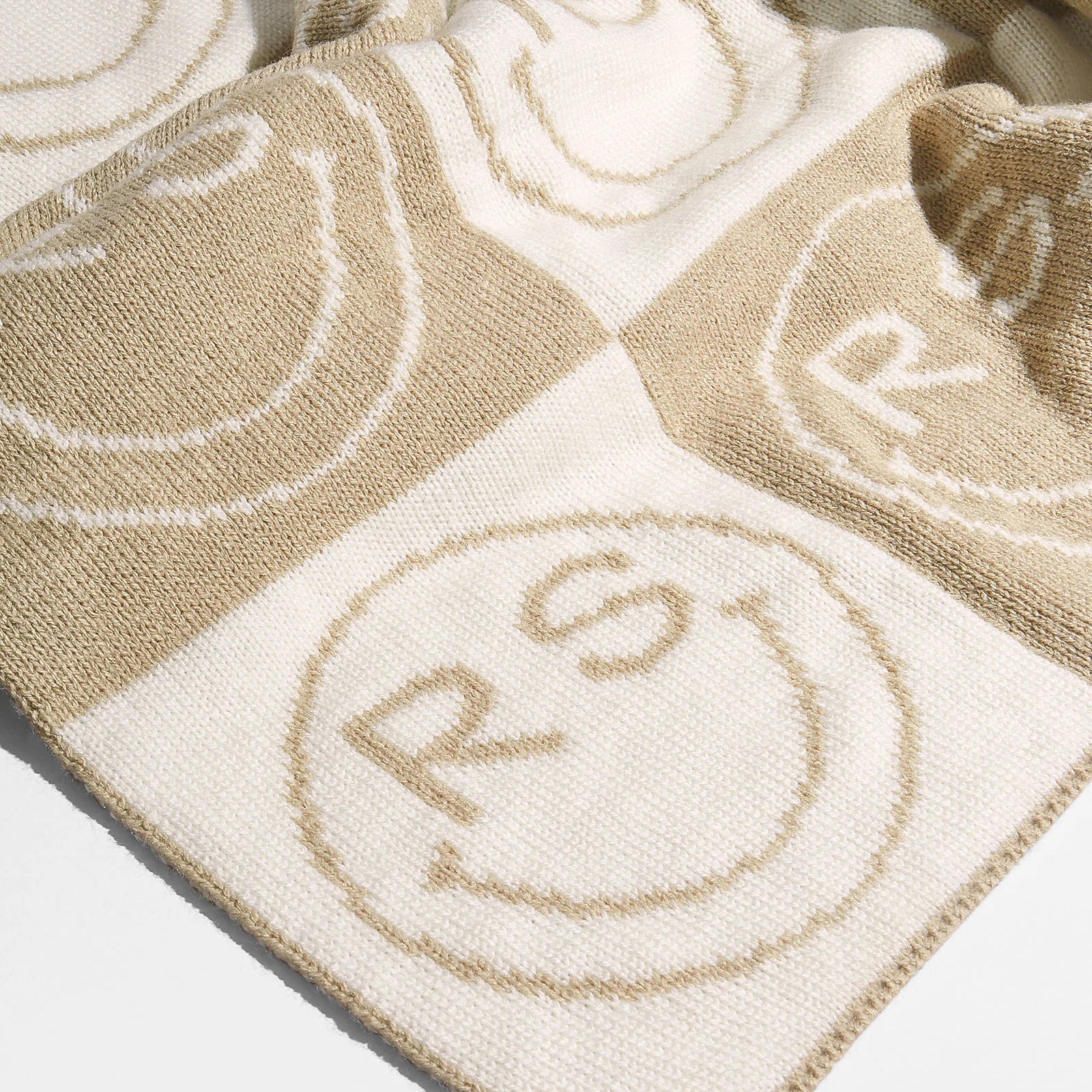 All Smiles Custom Blanket - Natural/Beige