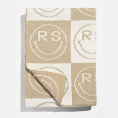 All Smiles Custom Blanket - Natural/Beige