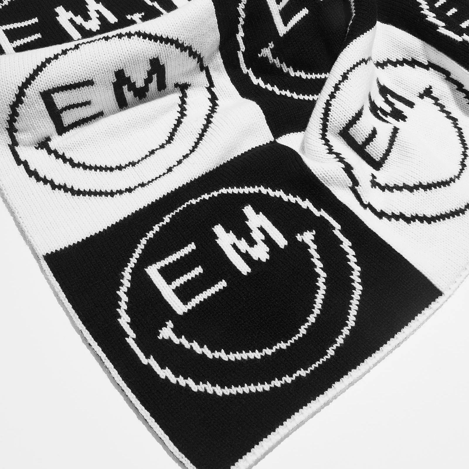 All Smiles Custom Blanket - Black/White