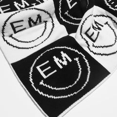 All Smiles Custom Blanket - Black/White