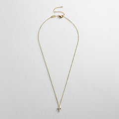 Agape 14K Gold Necklace - Gold/Pavé