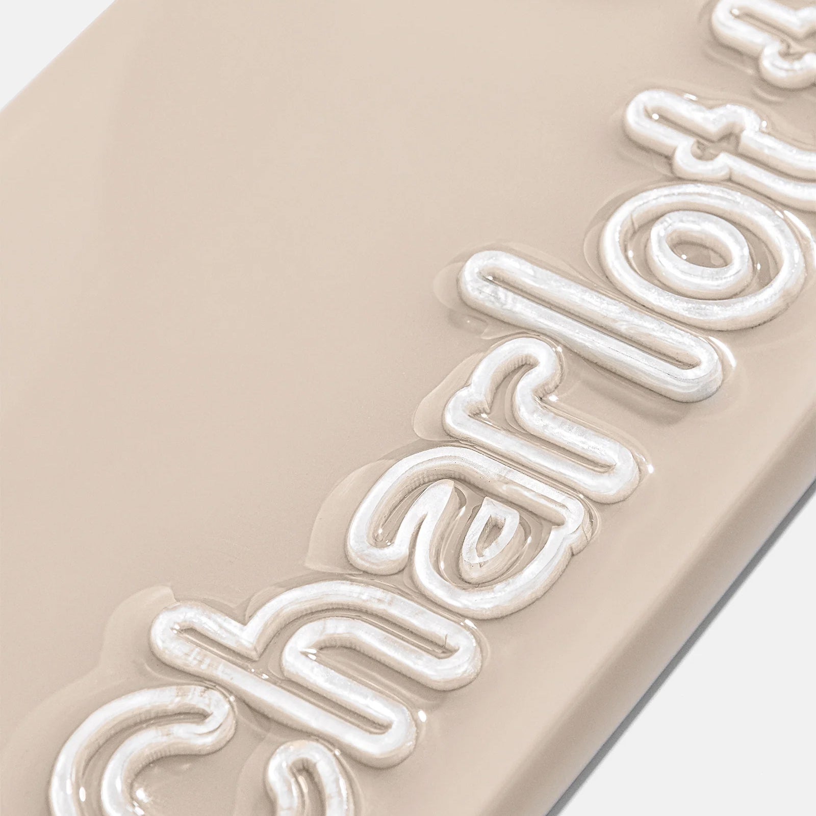 All the Beige Custom iPhone Case - Beige/Pearl