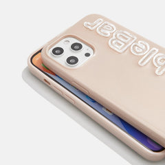 All the Beige Custom iPhone Case - Beige/Pearl