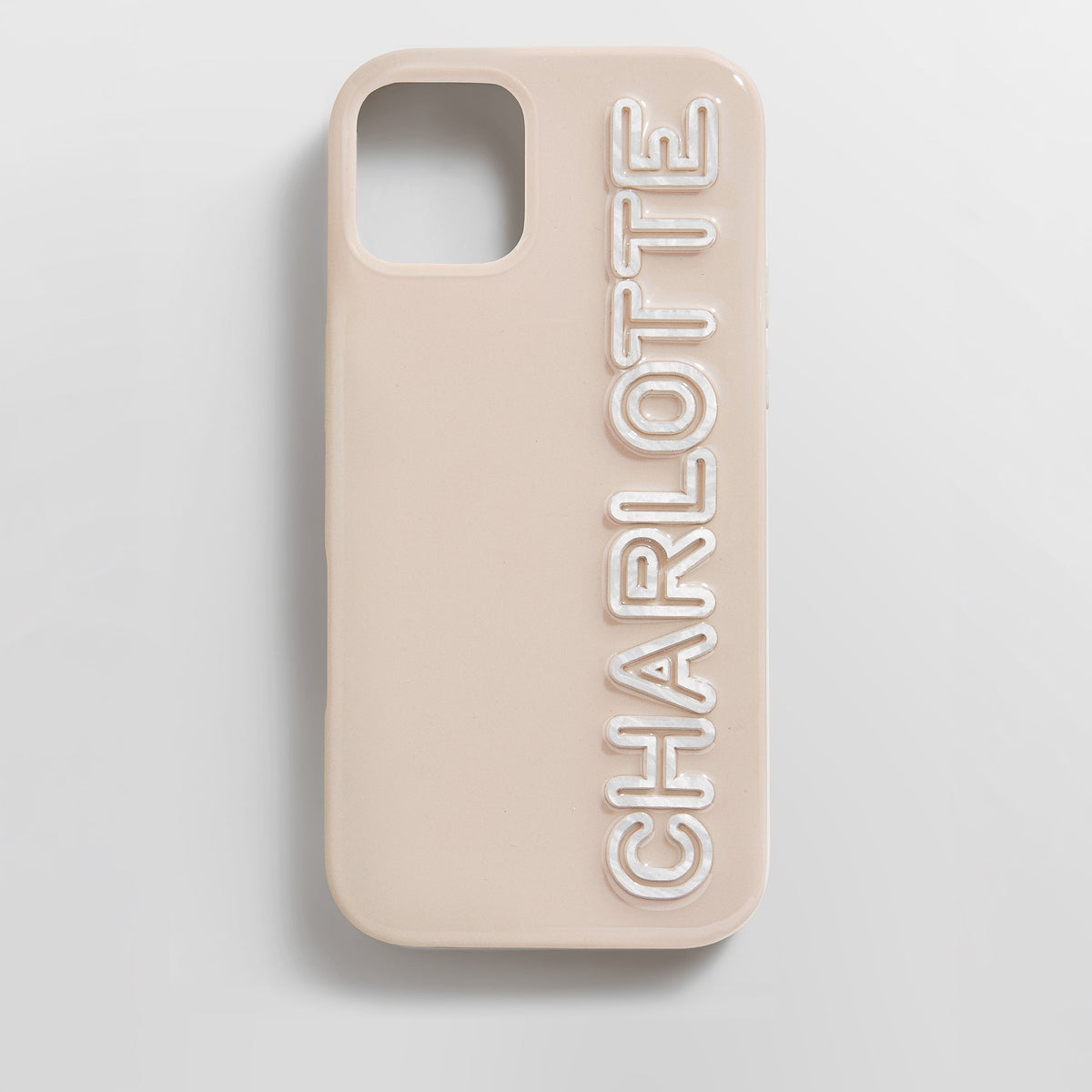 All the Beige Custom iPhone Case - Beige/Pearl