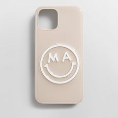 All Smiles Custom iPhone Case - Beige/White