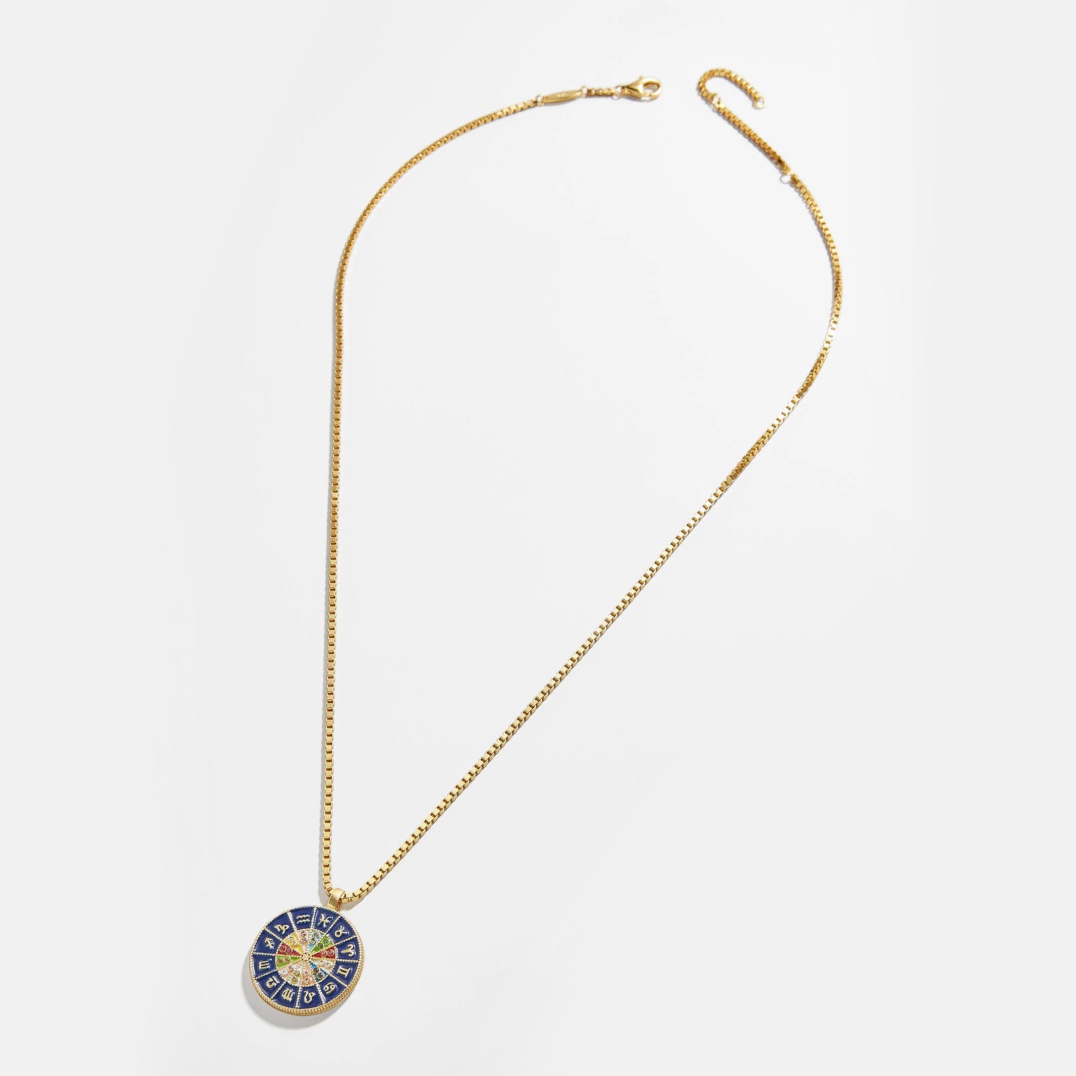 18K Gold Reversible Medallion Necklace - Astro