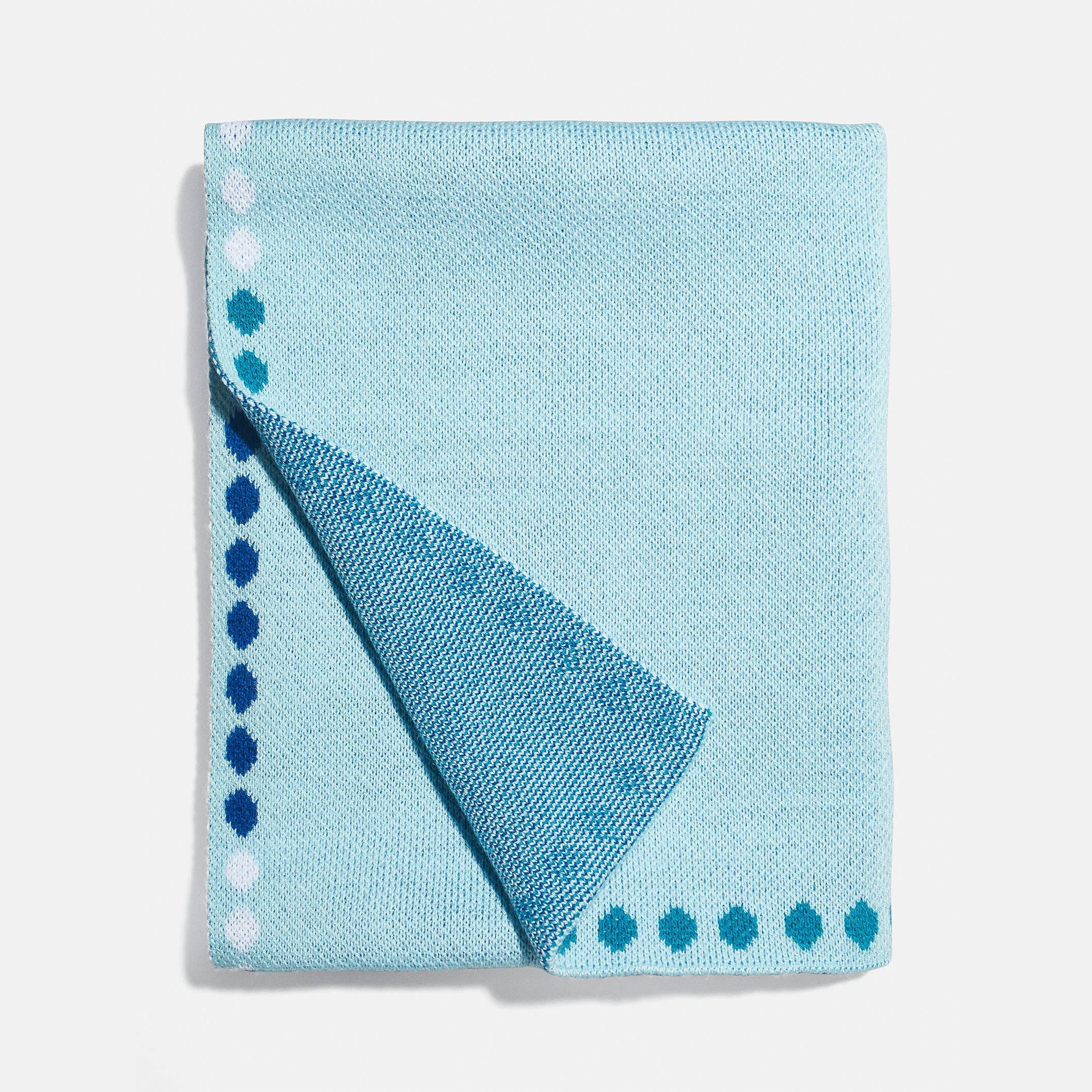 Baby Steps Kids' Custom Blanket - Light Blue/Navy